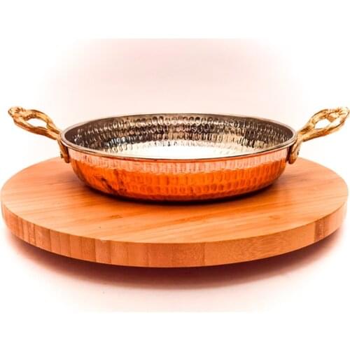 Small Size Copper Sahan Traditional Authentic Regional Orginal High Quality
