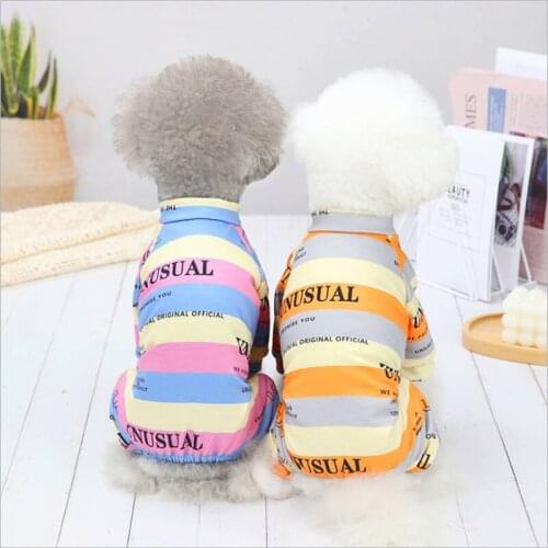 Pet Clothes Spring and Summer New Style Travel Printed Short Sleeve Tshirt Clothes Small Medium Dogs Pet Puppy T Shirt Vest