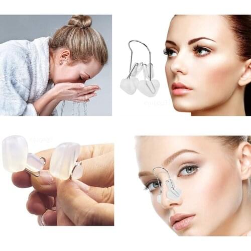 Silicone Nose Up Clip Corrector Nose Bridge Reshaper Lifting Shaping Device Nose Straightening Tools Portable Durable Easy Use
