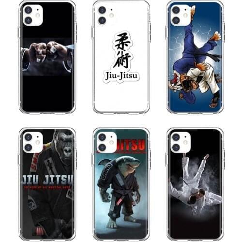Jiu-jitsu-Judo Silicone Skin Cover For Huawei P30 P40 P20 P7 P8 P9 P10 Lite Plus Pro 2015 2016 2017 Mini