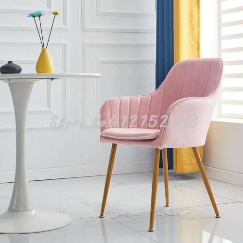 Nordic ins wind net red makeup chair light luxury casual backrest dressing stool home simple modern restaurant desk chair