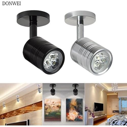 3W LED Wall Lamps Bedroom living room Bedside Lamp Adjustable 3 led Reading Light Corridor Stair DirectionLighting AC 110V/220V