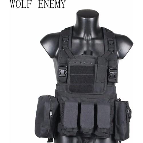 RRV Tactical Vest, Molle Vest, 600D Nylon, Airsoft Tactial Gear Colete Tatico, Black, Tan, OD Green, Woodland, CP, ACU