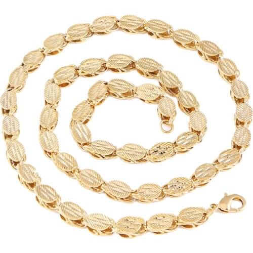 Ethiopian Thick Necklaces Gold Color Africa Eritrea Chunky Chain Dubai Arab Fashion Chain Jewelry
