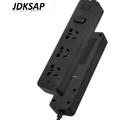 Extension Cord Smart Power Strip Socket 1.8M Cable 3 Bit Extension Socket Power Converter Adapter Network Filter Power Socket