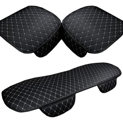 5 Colors Universal Car Seat Cushion Artificial Leather For PEUGEOT Storage Non-slip Seat Covers Car Styling Auto Accessories