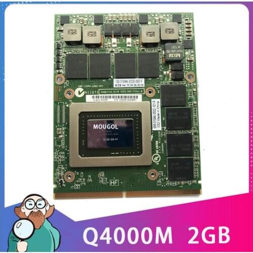 Quadro 4000M Q4000M GDDR5 2GB Video Graphics Card With X-Bracket N12E-Q3-A1 For Dell M6600 M15X HP 8740W 8760W Test OK