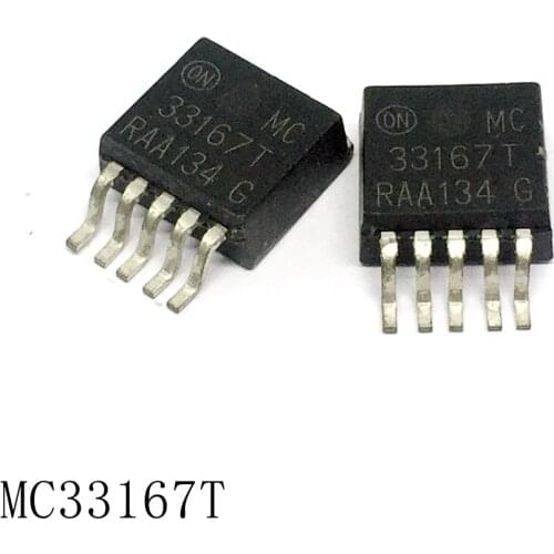 Power switch voltage regulator MC33167T TO-263-5 5A/40V 10pcs/lots new in stock