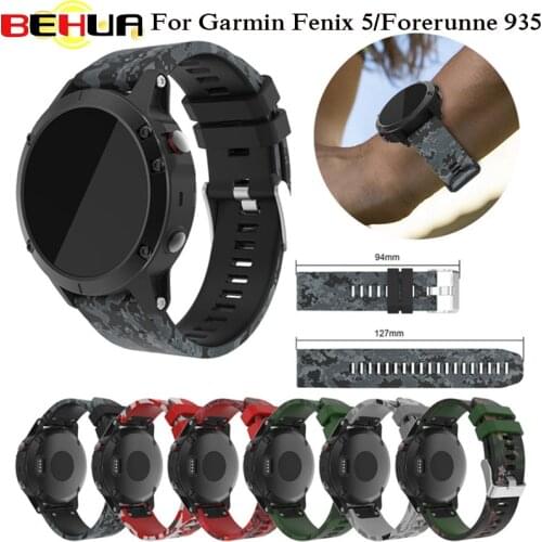 Replacement Silicagel Soft Quick Release Easy fit Watch Band Strap For Garmin Fenix 5 Forerunne 935 GPS Watch fitness tracker