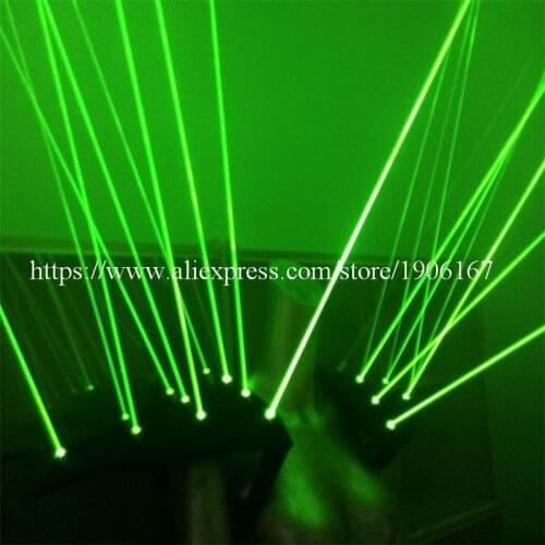 Green Laser Man Vest Clothes Laserman Waistcoat Costume With 20pcs Lasers For Stage Nightclub KTV Show Party Bar Supplies