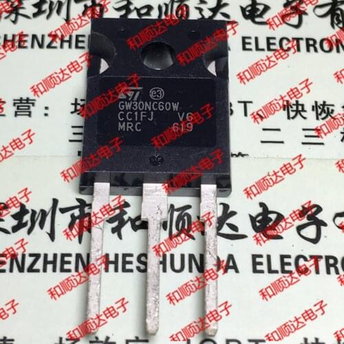 10pcs/lot GW30NC60W STGW30NC60W New stock TO-247 600V 30A