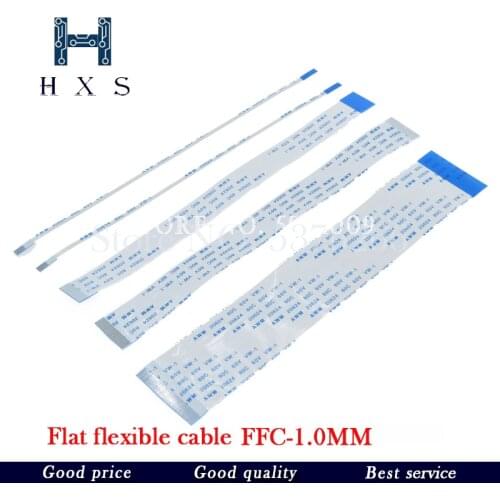 10PCS Flat flexible cable FFC FPC LCD cable AWM 20624 80C 60V VW-1 FFC-1.0MM