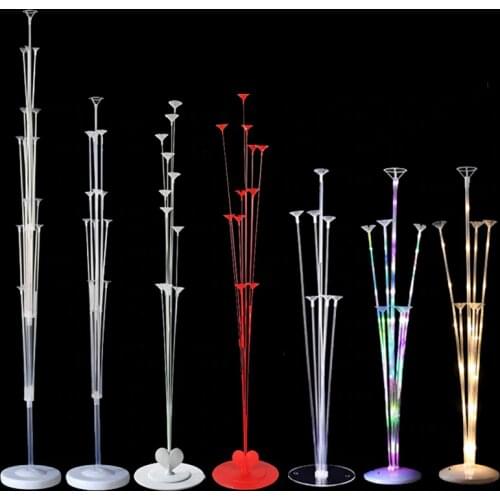 2Set 7/19 Tube Balloon Holder Balloons Stand Column Wedding Decorations Confetti Balloon Kids Birthday Party Baby Shower Baloon