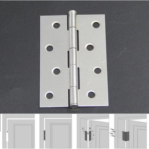 2pcs/set Stainless Steel Hinges for Furniture Flap Hinge Counter Scharnieren Backflap Hinge Bisagra Scharnier 2 3 4 inch Hinge