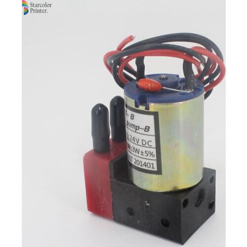2pcs free shipping Inkjet printer small ink pump / Zhongye Galaxy Allwin JHF Vista Flora liquid pump JNF-10 3W
