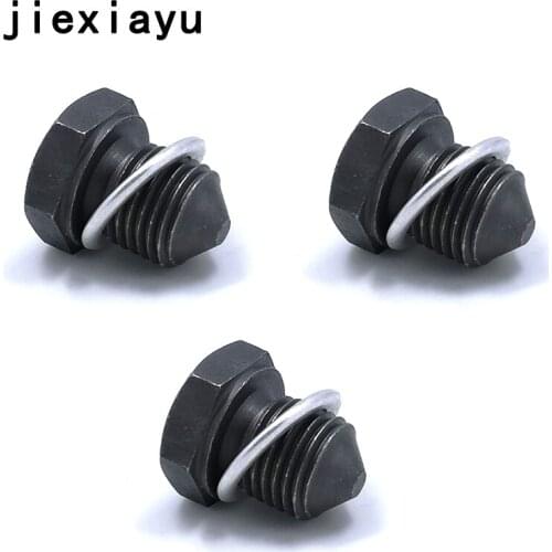 3SET Oil Drain Plugs Screw and Seal ring for Golf MK7 Bettle Caddy CC POLO Scirocco Tiguan Leon A3 N 902 889 01 N 013 815 7