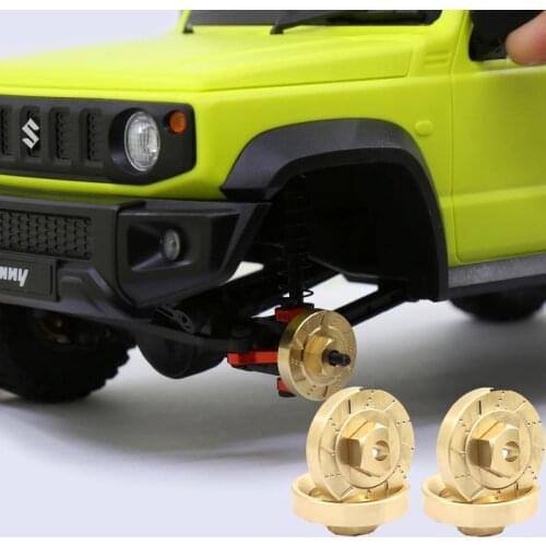 4pcs Brass Heavy Duty Wheel Hub Combiner For Xiaomi Jimny Xmykc01cm 1/16 Rc Car Upgrade Parts Accessories