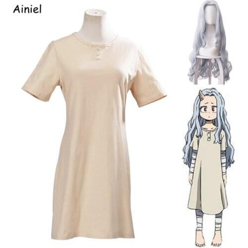 Ainiel Anime Boku no My Hero Academia 4 Cos Eri Cosplay Halloween Party Eri Costume Fancy Dress Wig for Women Girls Disfraz Gift