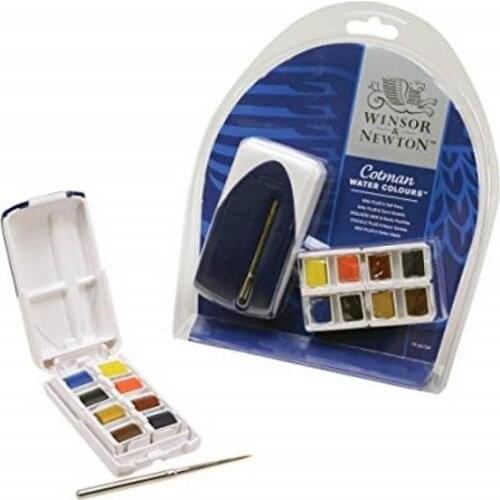 Watercolor Winsor Newton Cotman S. Boya Plus Mini Set Watercolor Paint Set Tubes Vivid Color Highly Pigmented Perfect For Painte