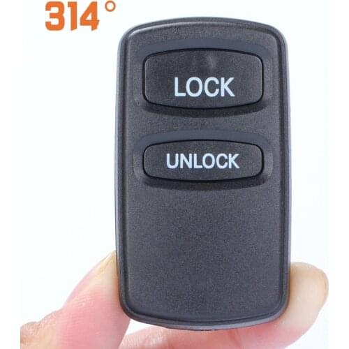 Two Button Car Remote Control Key Replacement Case Shell Suit For Mitsubishi Pajero V73 Outlander Key Replacement Accessories