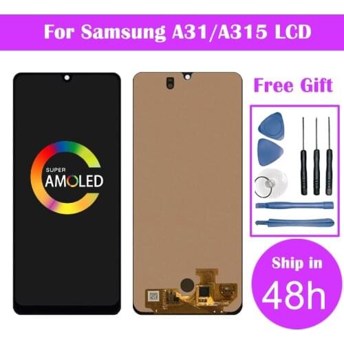 Display For Samsung Galaxy A31 A315 SM-A315F SM-A315F/DS LCD Display + Touch Screen Digitizer Assembly