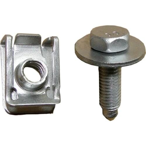 For Mercedes Benz C180 C200 C260 E200 E260 engine lower guard plate screw bottom plate rear seat bolt buckle nut