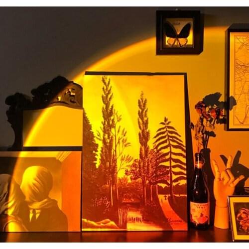 2021 Hot Sun Light Lamp RGB Remote Control Atmosphere Projection Led Night Light For Home Bedroom Shop Background Decoration