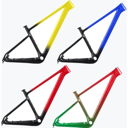 2021 29er carbon mountain bike frame,full toray T1000 carbon mtb frame with 148*12mm hook XC carbon mtb frame