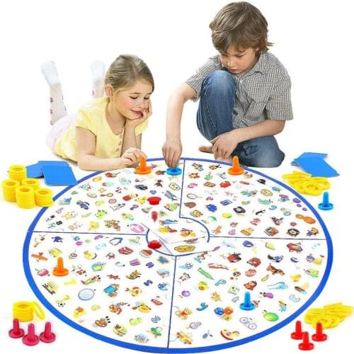 Montessori Early Education Detectives Looking Chart Board Game Plastic Puzzle Brain Training Education Game Kit Learning Gifts