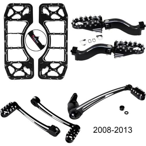 Cross Country Floorboards Shift Lever Brake Shift Rear Passenger Mount For Harley Touring Street Glide FLHX 2008-2013 Model