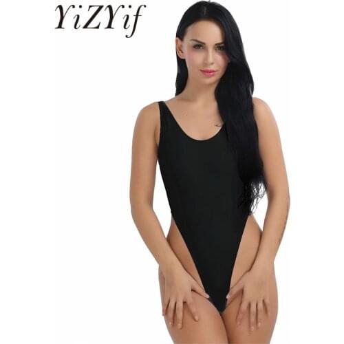 Lingerie bodysuit one piece babydoll body sexy monokini High Cut Backless Thong Leotard Swimsuit Women Swimwear Bathing Suits