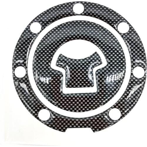 New 1 Pcs Motorcycle Carbon Fiber Fuel Gas Oil Cap Tank Pad Tankpad Protector Sticker For Honda Suzuki Kawasaki Yamaha