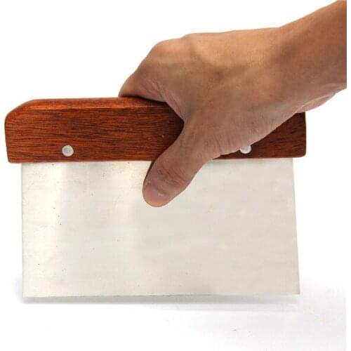 Stainless Dough Pizza Cutter Pastry Slicer Cake Bread Pasty Scraper Blade Tool