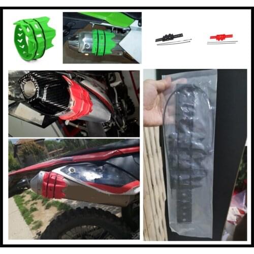 Off-road motorcycle exhaust pipe silencer Individual decoration for Kawasaki KX65 KX80 85 KX125 KX250 KX250F KX450F KLX450R