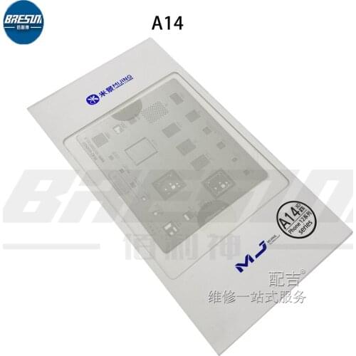 MIJING A12-1 A12-2 A13 A14 3D Tin Planting Net Apply to iPhone Xs-max/XR/11/11PRO/11PRO MAX/12/12Pro/12Pro-max/12 mini