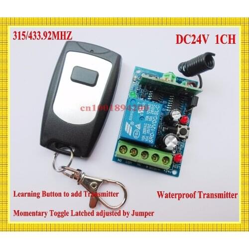 Remote Control Switches DC 24V 1 CH 10A Relay Door Access Control Normally Open Closed NO COM NC Power Remote ON OFF Wholesale
