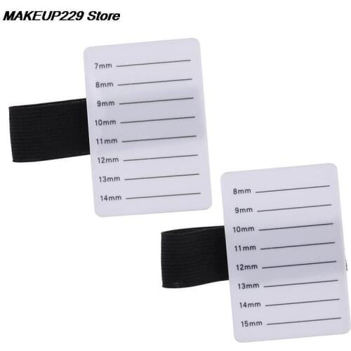 Fake Eyelash Tray Strip Stand Individual Eyelash Extensions Hand Plate Eye Lash Grafting Stand Palette Tool Hot Sale 2 Styles