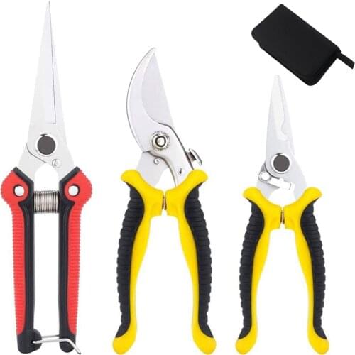 Garden Tools Secateurs Bonsai Shears Metal Gardening Scissor Pruning Tool Hand Cutter Grape Fruit Picking Weed Household Potted