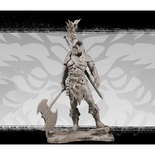 Self-assembled New Unassembled 1/24 ancient man stand Resin Figure Unpainted Model Kit