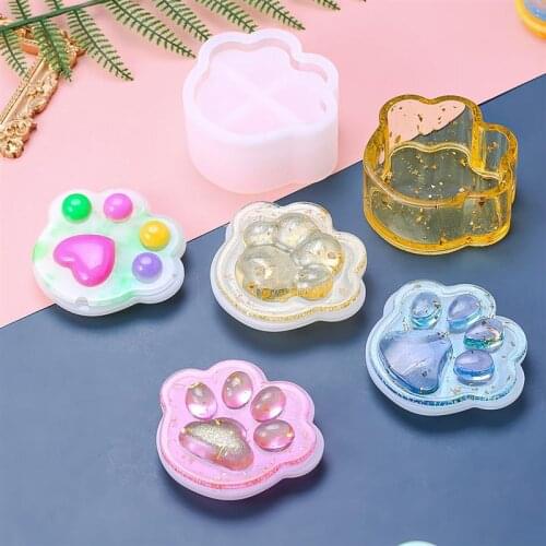 DIY Storage Box Epoxy Resin Mold Handmade Jewelry Box Crystal Silicone Mold Home Decor Resin Crafts