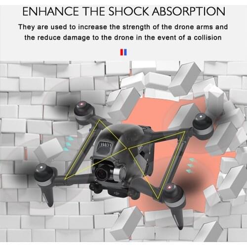 STARTRC DJI FPV Drone Arm Bracers Protector Reinforcement Arm for DJI FPV Drone Repair Replacement Expandable Accessories