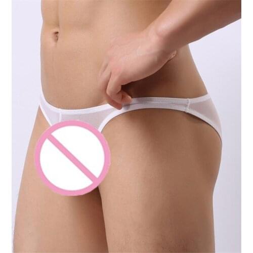 Stylish Bar Majestic Mens Sexy Underwear Shorts Underpants Perspective Pouch Soft Briefs Panties Transparent Without Burden