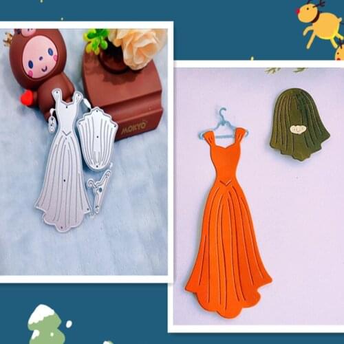 Dress decoration Metal Cutting Dies for DIY Scrapbooking Album Paper Cards Decorative Crafts Embossing Die Cuts