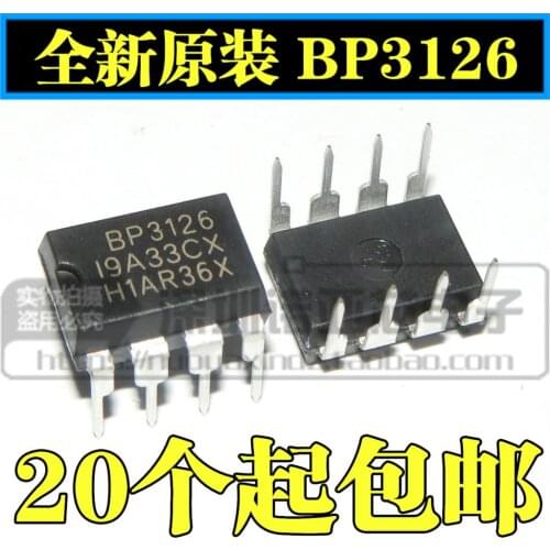 10pcs/lot BP3126 DIP-8 high precision primary side feedback LED constant current power switch