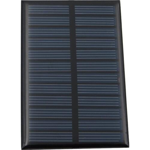 0.6W 6V 100mA 0.5W Mini Solar Cell Solar Panel Standard Epoxy Polycrystalline Silicon DIY Battery Power Charge Module toy