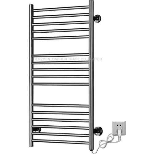 110v/220v Heated Towel Rail Holder Bathroom AccessoriesTowel Rack Stainless Steel ElectricTowel Warmer Towel Dryer 120W 1pc