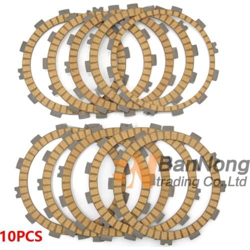 10PCS Motorcycle Paper Fibre Friction Clutch Plates Disc For BMW S1000RR S1000 RR 2010-2020 2011 2012 2013 2014 2015 2016 2017