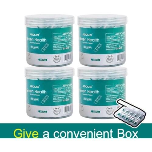 200-400pcs Healthy Disposable Smoking Filter Pipe Tobacco Cigarettes Reduce Tar Filter Cleaning Container Smoking Accessories