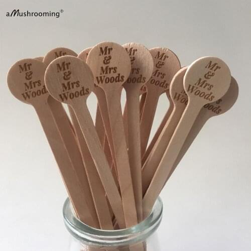Personalized Swizzle Sticks Home Kitchen barware Supplies Seat Marker barware Etched Drink stirrers Mr and Mrs wedding Decor 200
