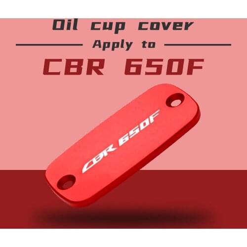 For Honda CBR650F 2016-2018 Motorcycle Accessories Front Brake Fluid Tank Cap Cover With LOGO